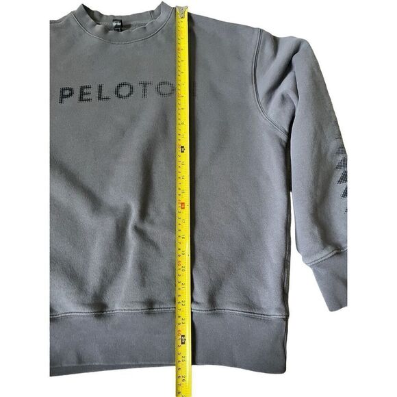 Adidas X Peloton Crew Sweatshirt unisex Size Medium Granie Gray - Picture 8 of 13